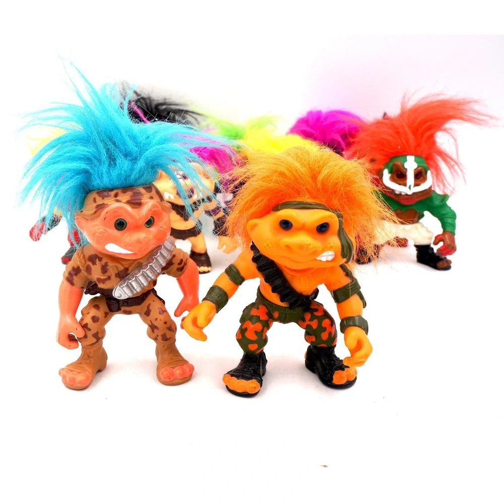 Vintage 1992 Battle Trolls Lot 13 Hasbro Trollminator Super Troll Sgt Cyborg - Picture 12 of 14